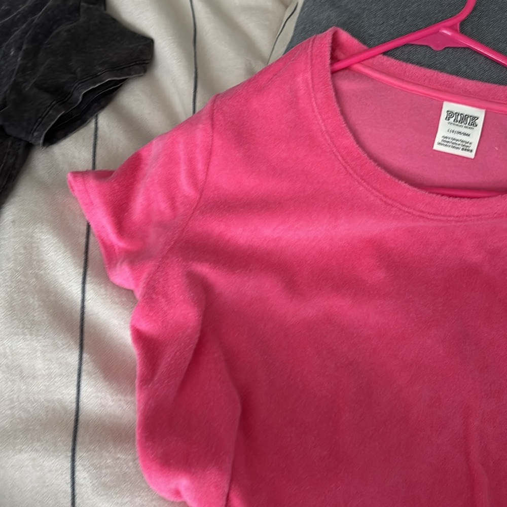 VS Pink Ruched Terry Dress - Picture 4 of 4